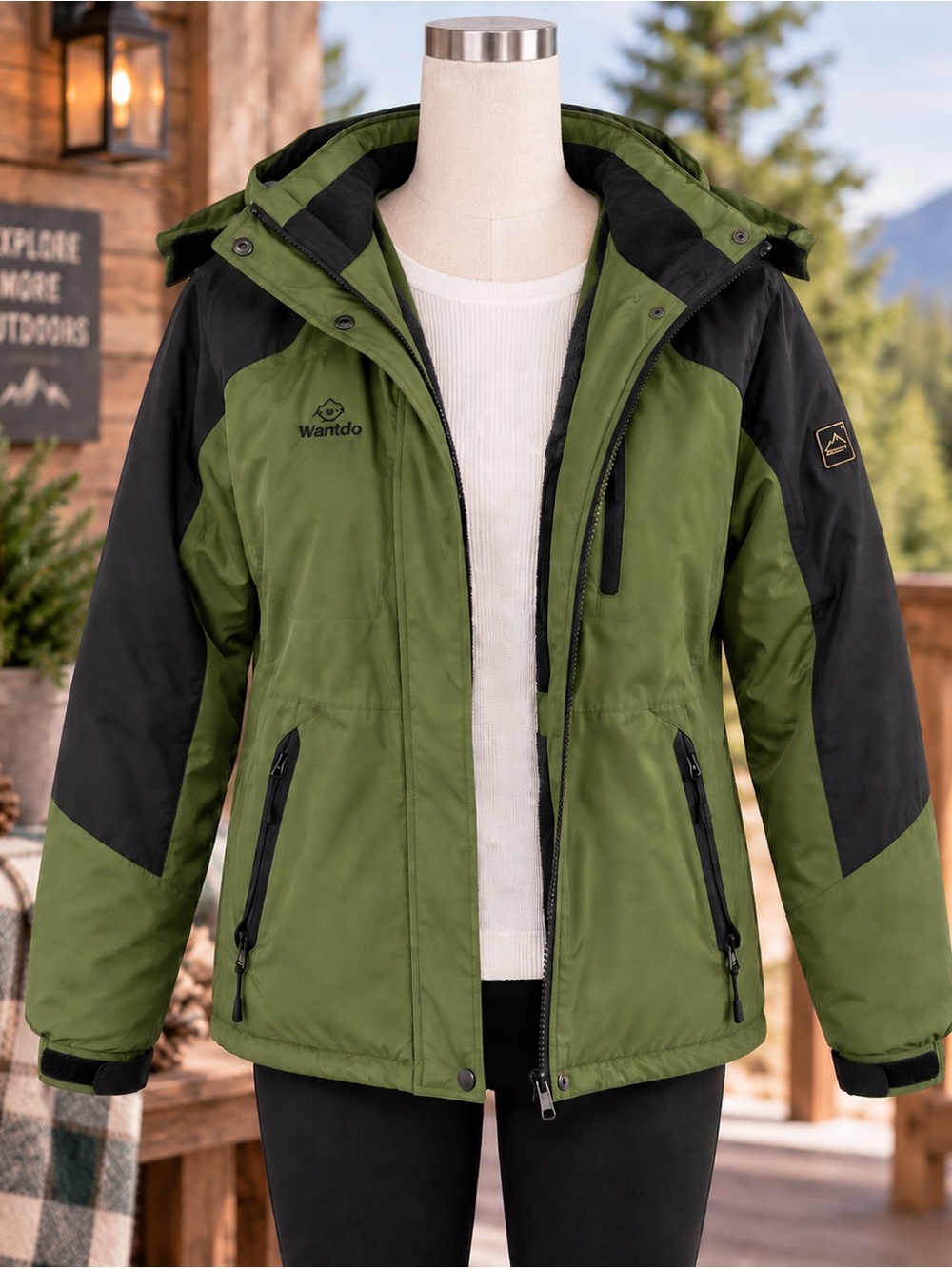 Unisex warm outdoor jacket